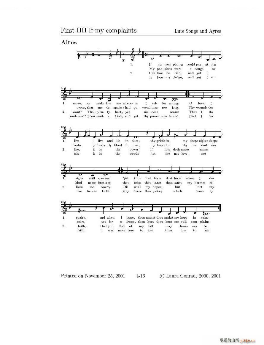 Dowland Lute Music һ Lute Music һ(ʮ�ּ�����)22