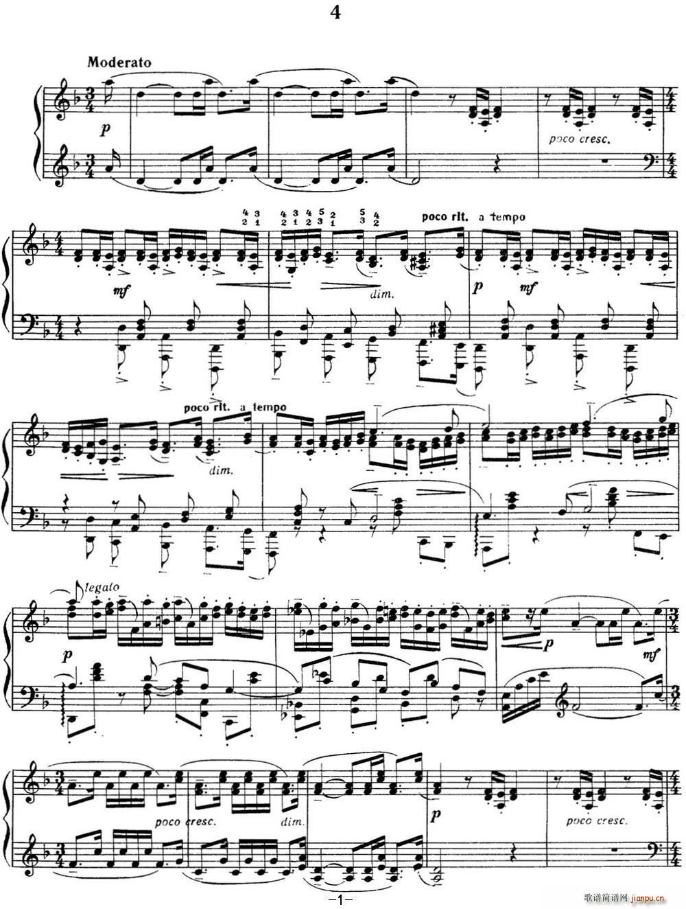 ���լ����Z�� ����(hu��)������4��5 Etudes tableaux Op 33 No 4(����V)1