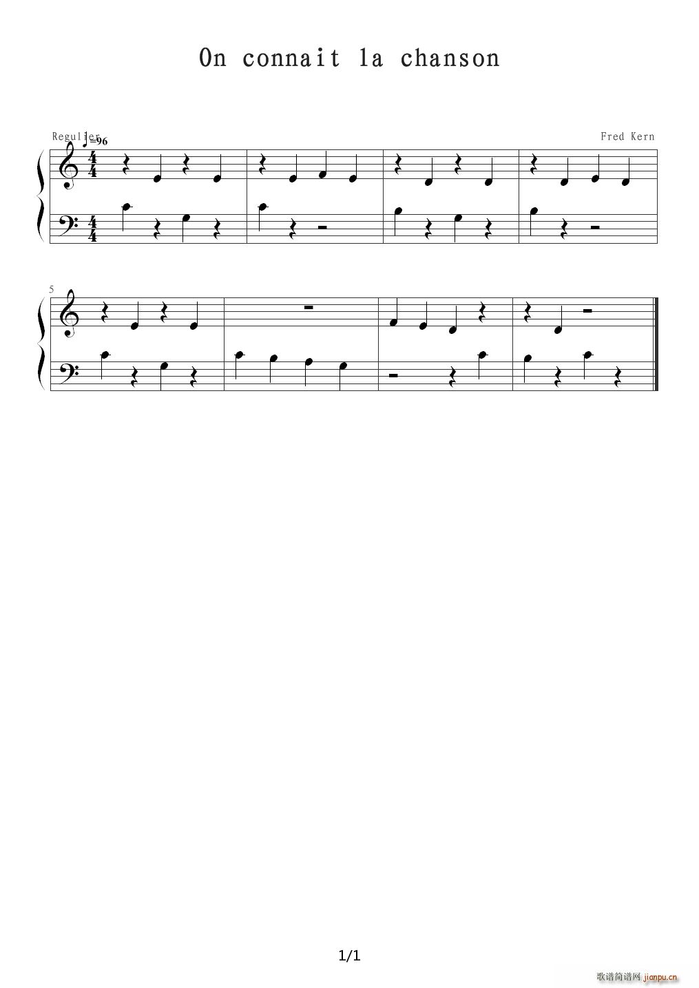 On connait la chanson �҂�֪���@�׸� C�{(����V)1