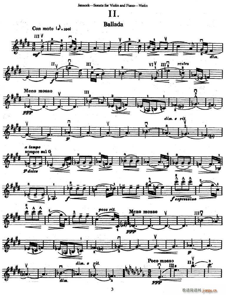 Sonata for Violin and Piano(ʮ�ּ�����)3