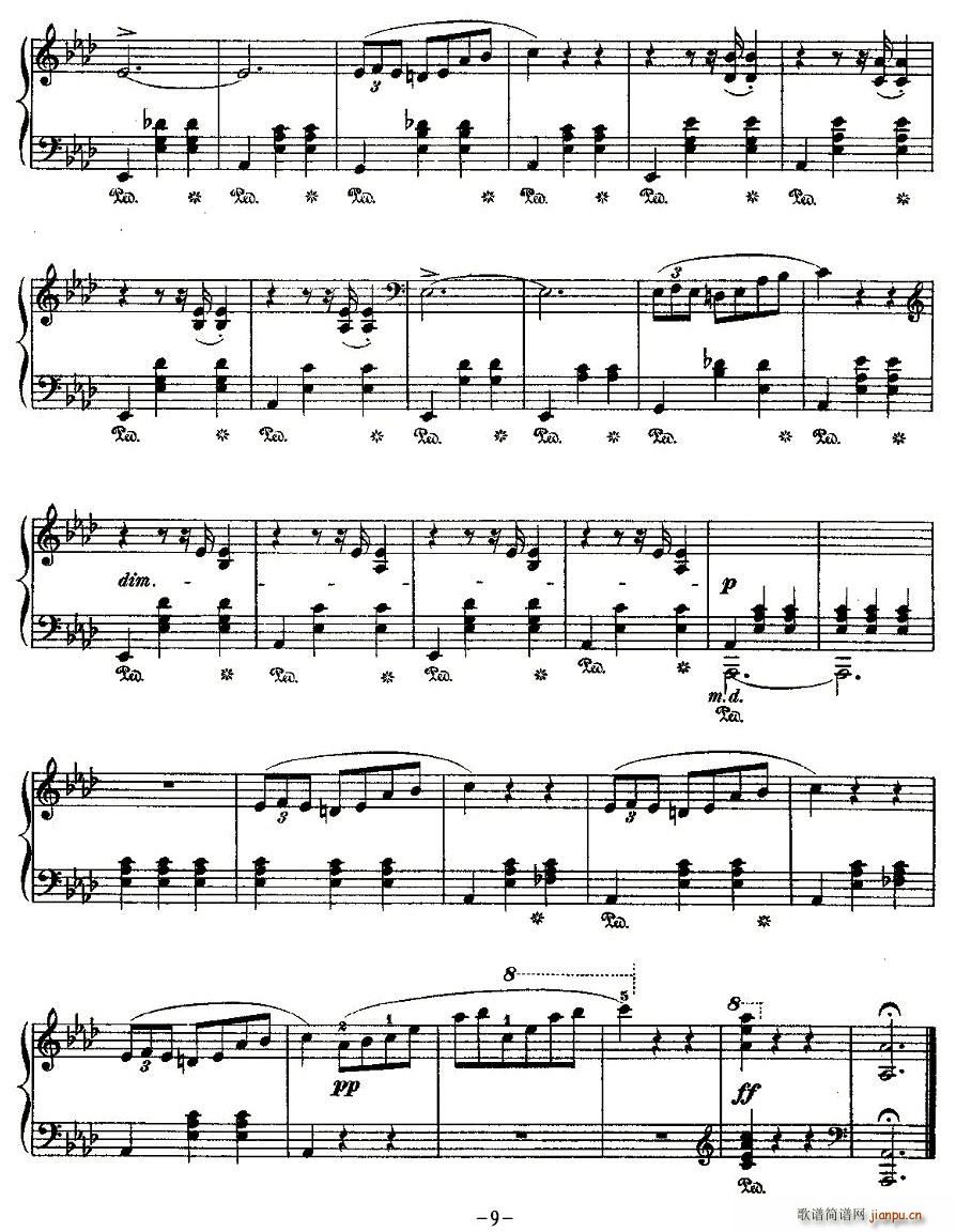 valse brillante��Op.34, No.1(ʮ�ּ�����)9