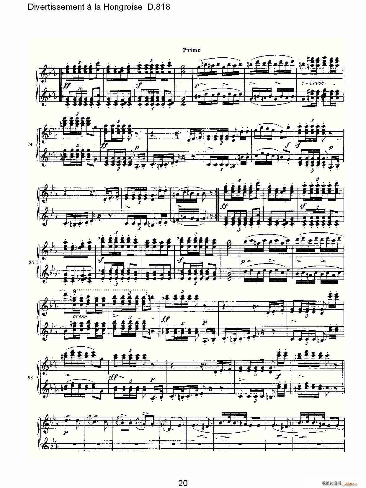 Divertissement �� la Hongroise D.818(ʮ�ּ�����)20