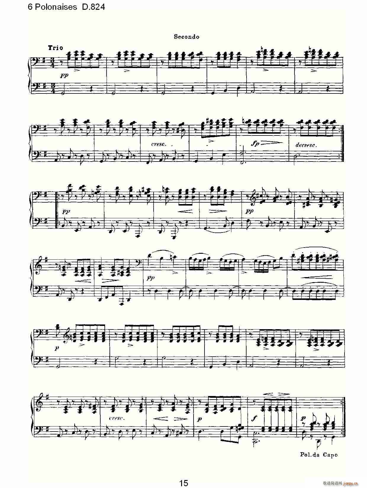6 Polonaises D.824(ʮ�ּ�����)12
