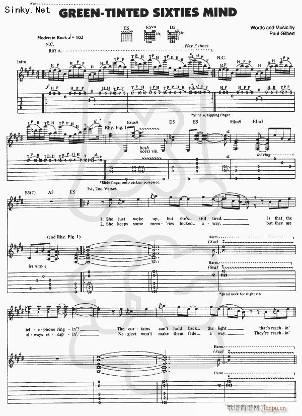 green tinted sixties mind(�����V)1