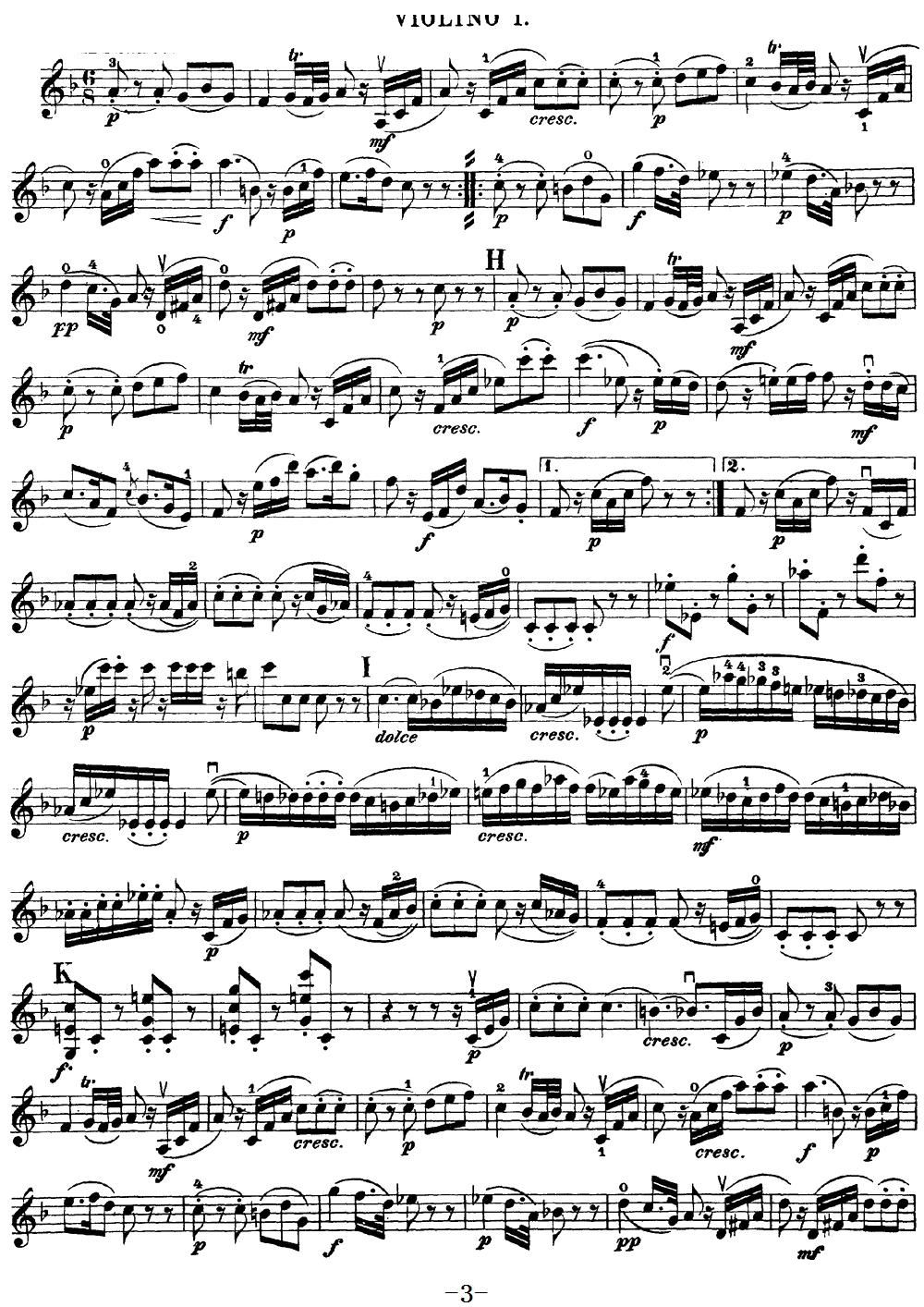 Mozart Quartet No 15 in D Minor K 421 Violin 1(ʮ�ּ�����)3