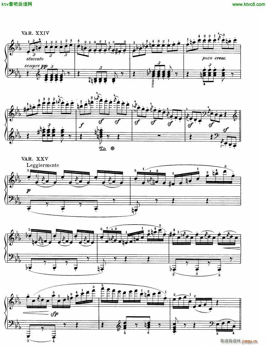 Beethoven WoO 80 32 Variations in C Minor(����V)13