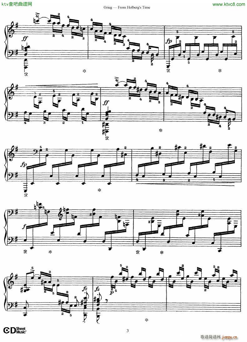 Grieg From Holberg s Time 1 5(����V)3