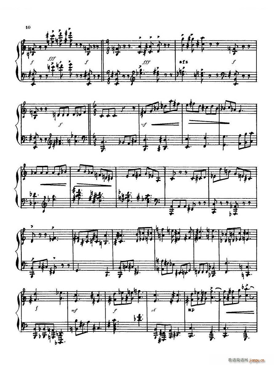 Antheil Piano Sonata No 4 Piano Sonata No 4(ʮ�ּ�����)9