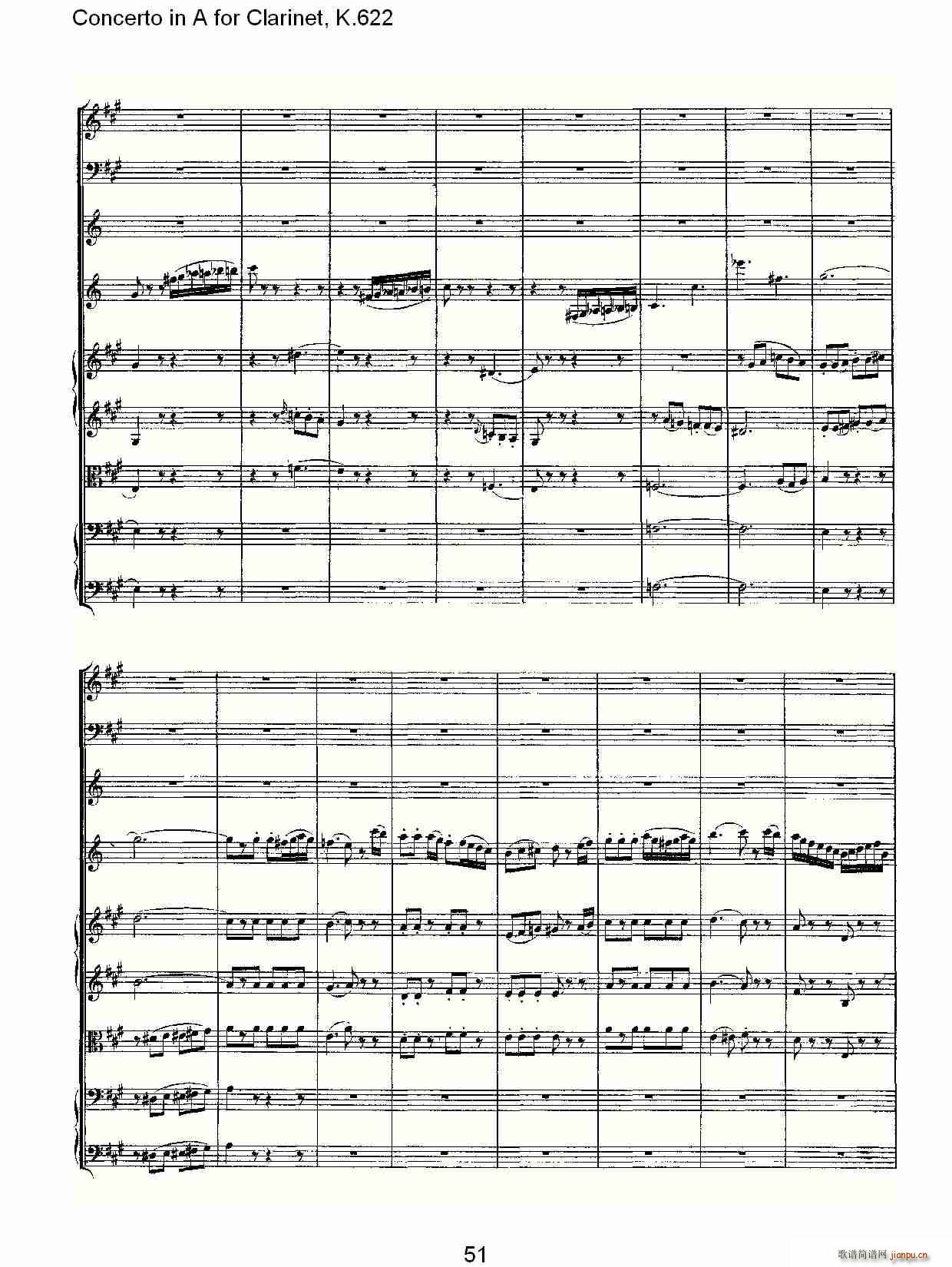 Concerto in A for Clarinet, K.622(�λɹ��V)23