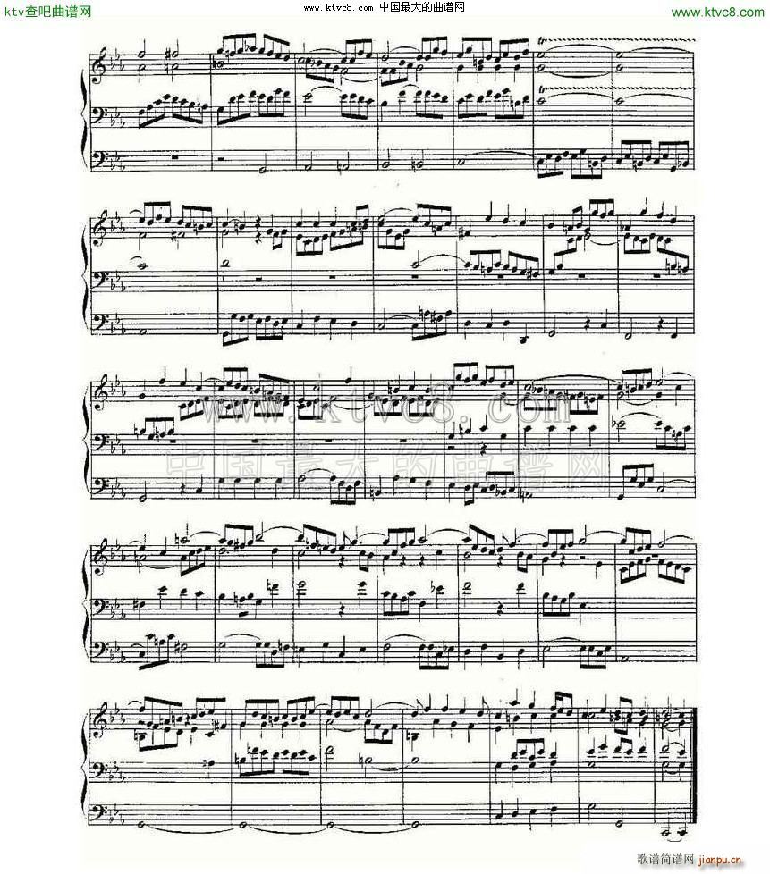 Fantasia and Fugue in C Minor BWV 537 ���L(f��ng)���V(ʮ�ּ�����)7