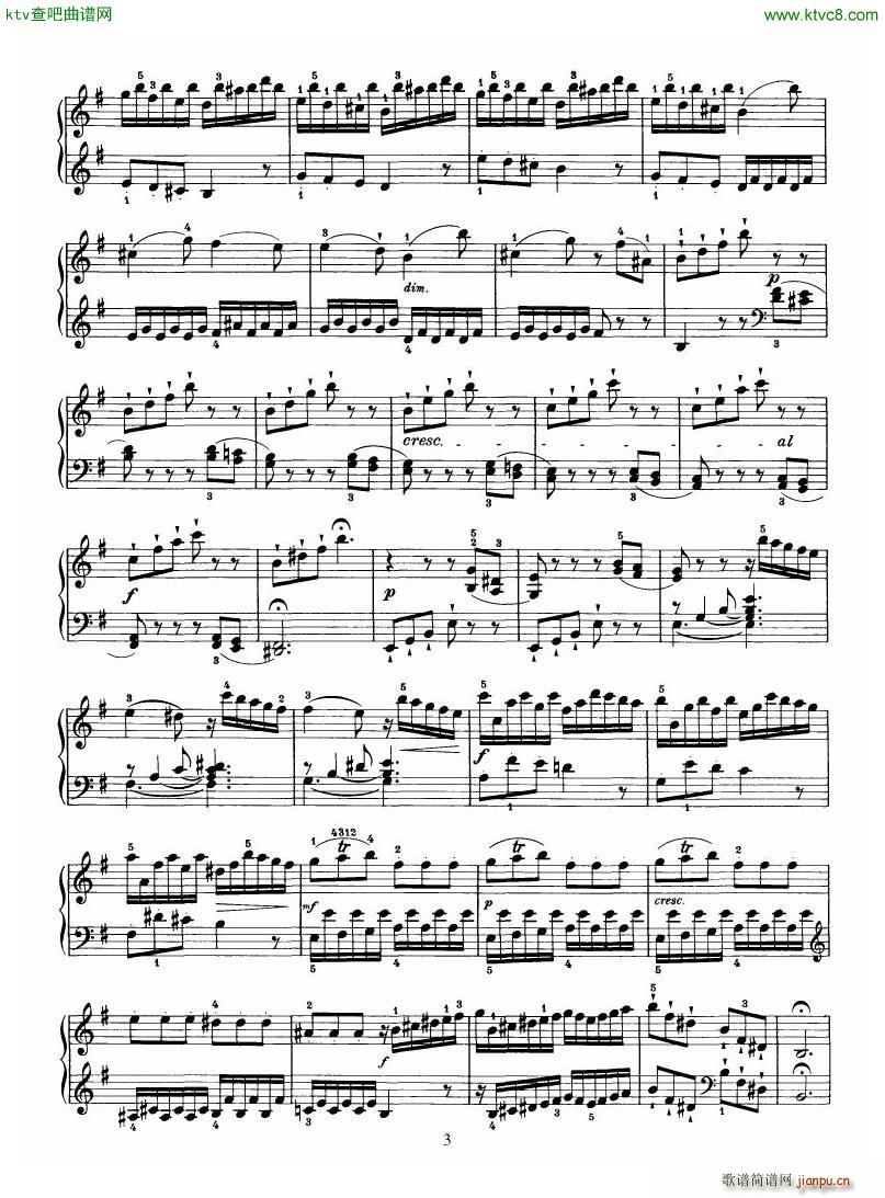 Haydn Piano Sonata No 34 In E(����V)3