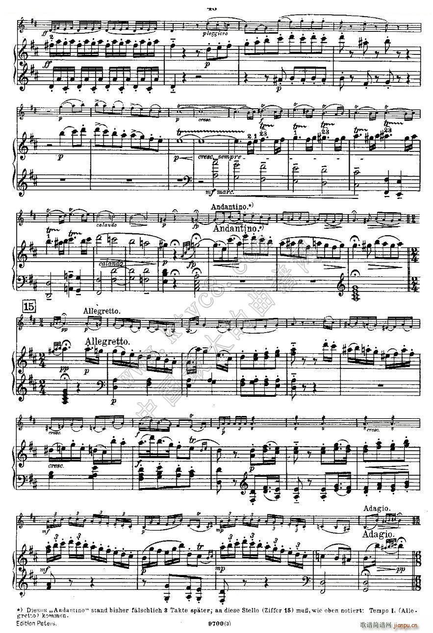 Mozart Violin Sonata No 3 KV 306 ����С�������Q��(С�����V)22