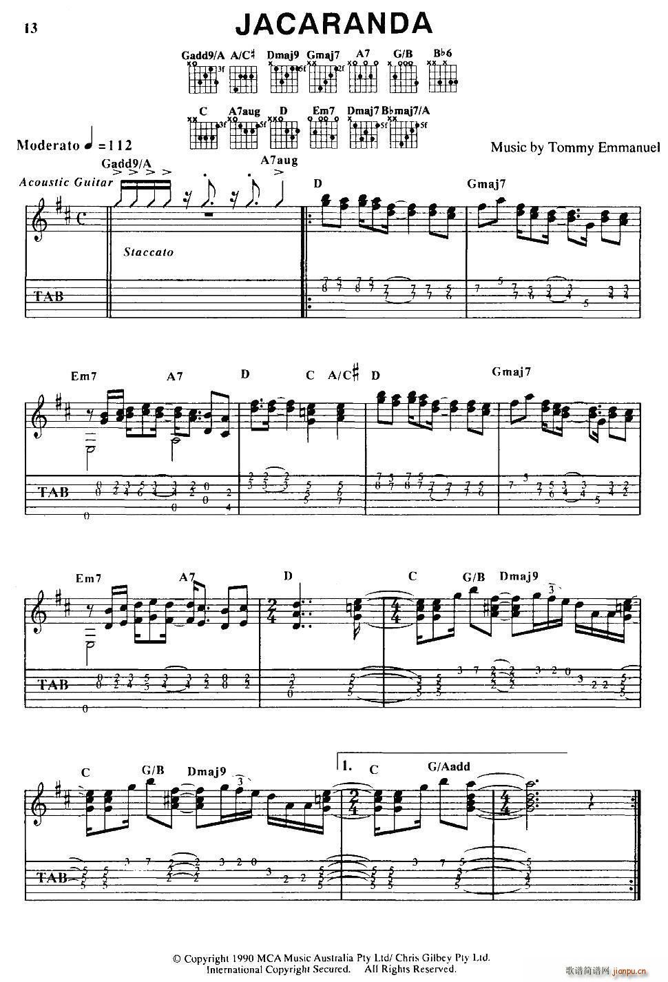 tommy emmanuel jacaranda ָ������(�����V)1