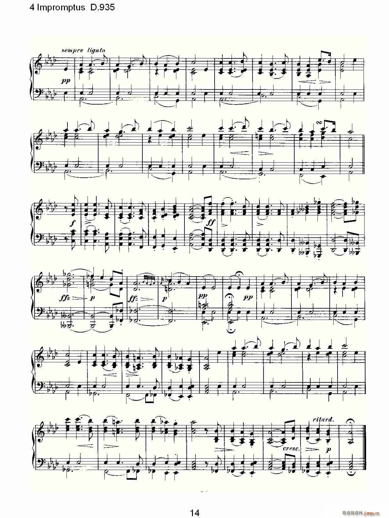 4 Impromptus D.935(ʮ�ּ�����)14