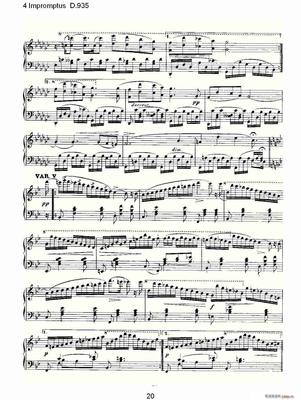 4 Impromptus D.935(ʮ�ּ�����)20