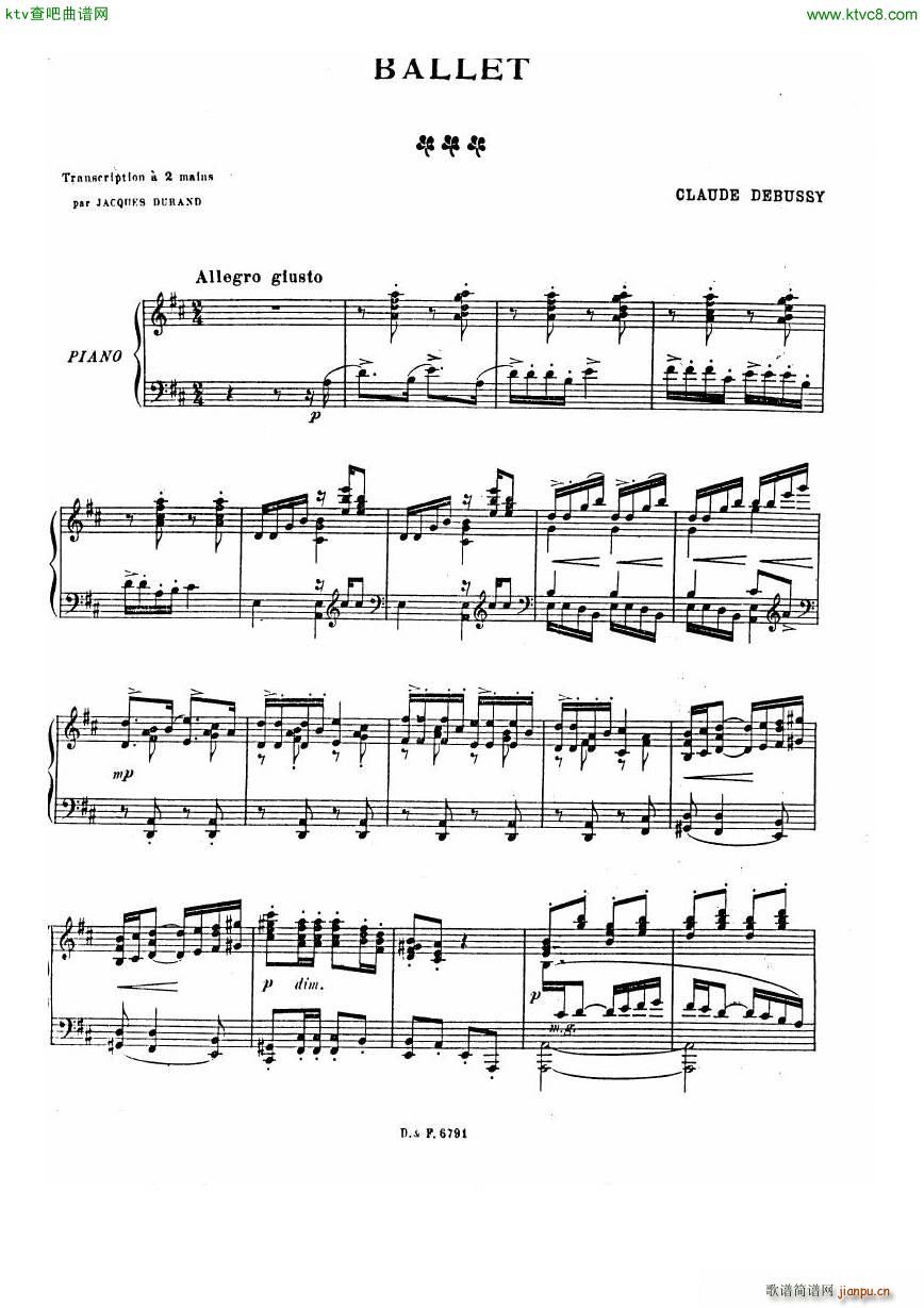 durand debussy petite suite(����V)18