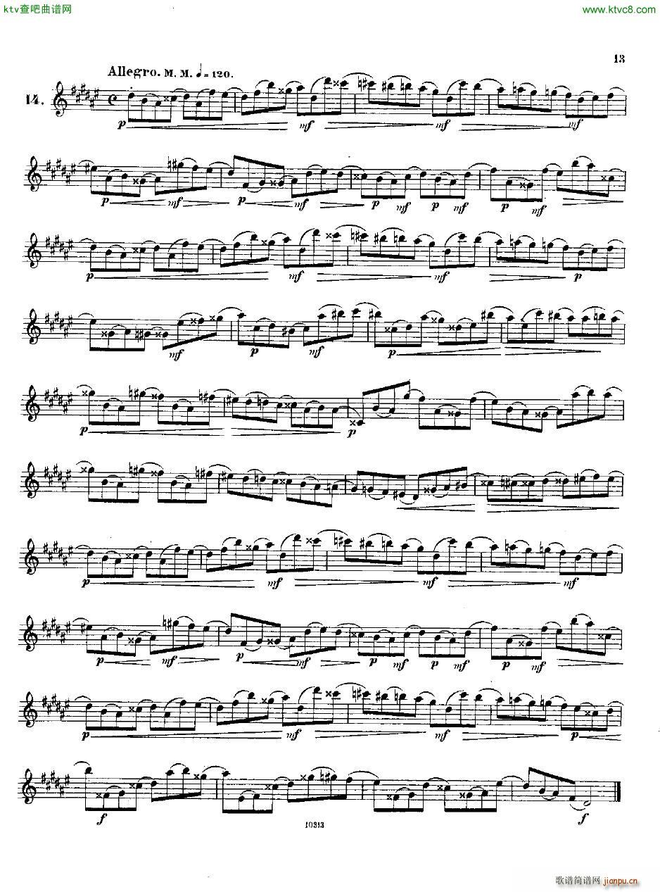 Andersen op 37 Kleine Capricen fl solo(����V)12