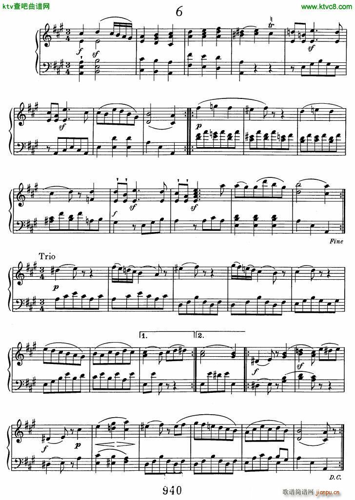Beethoven WoO 7 12 Minuets(����V)6