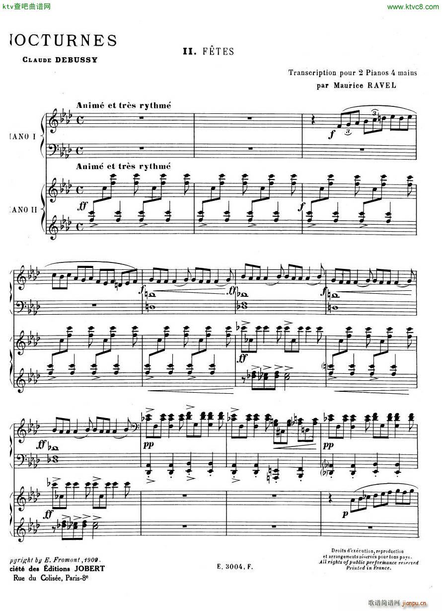 Debussy Ravel 3 Nocturnes 2pno(����V)9