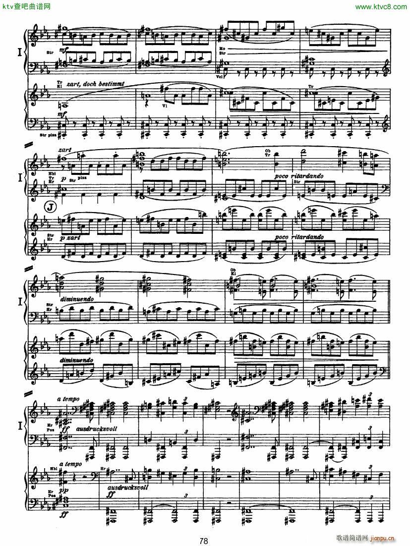 Bruckner Symphony No 4 4 hands arr ��(����V)27