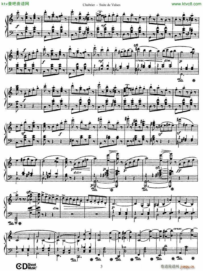 Chabrier Suite de Valses(����V)3