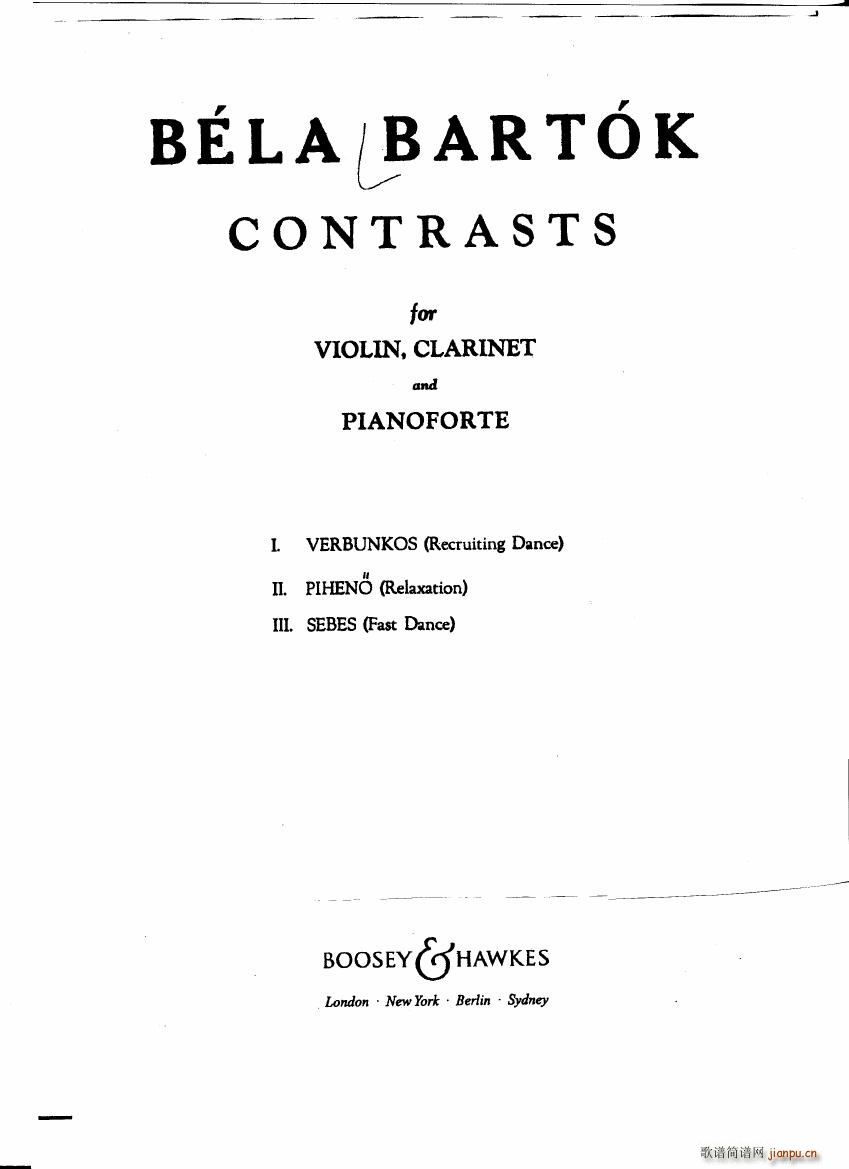 Bartok SZ 111 Contrasts pianoscore(����V)1