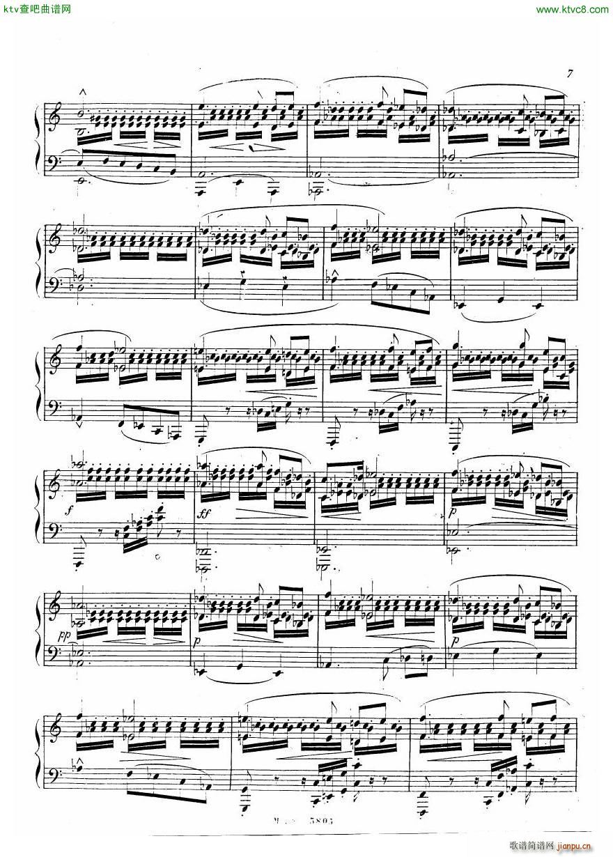 Dreyschock etude Le Tremolo(����V)7