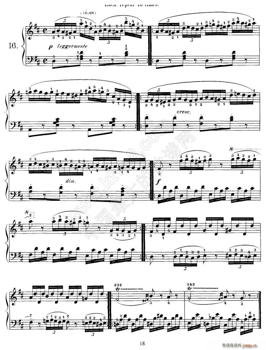 Czerny 40 Daily Exerci Op 337 16 20 40���ճ�Ӗ����(����V)1