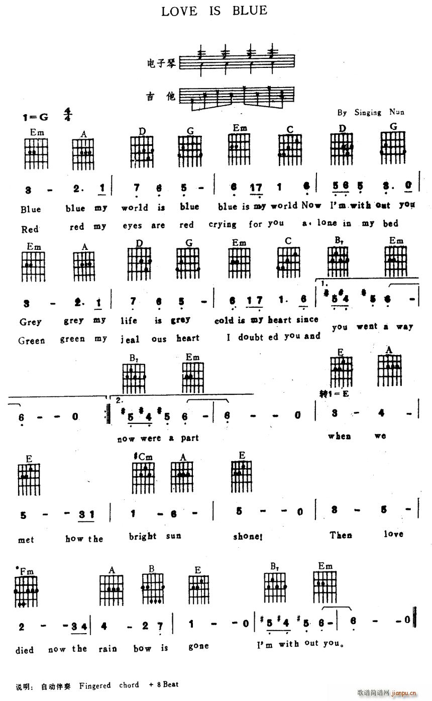 LOVE IS BLUE ����ټ��������V(������V)1