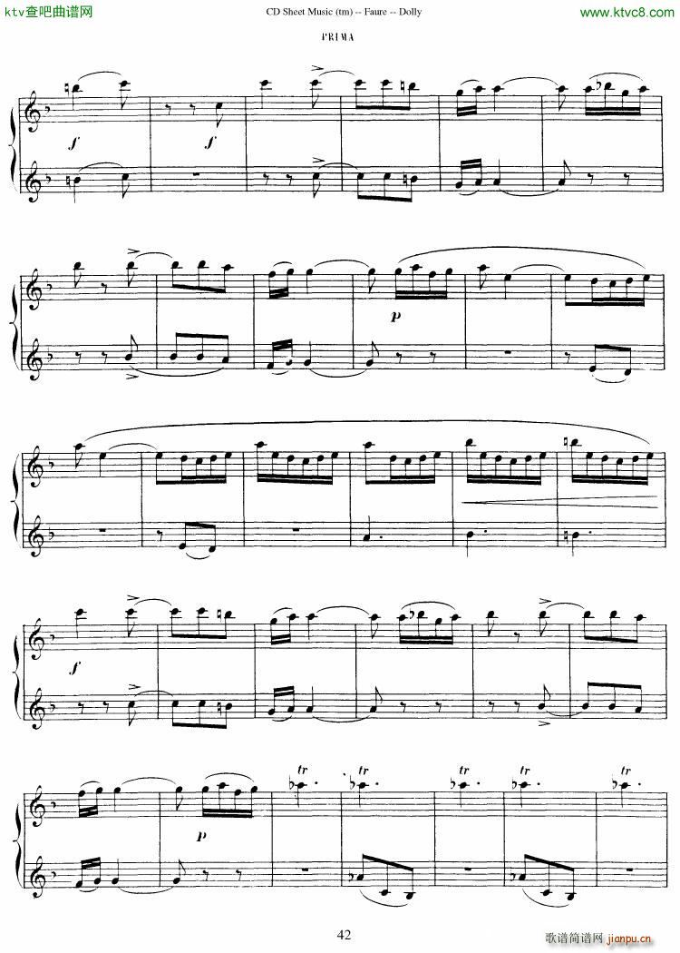 Faur�� op 56 Dolly Suite(����V)43