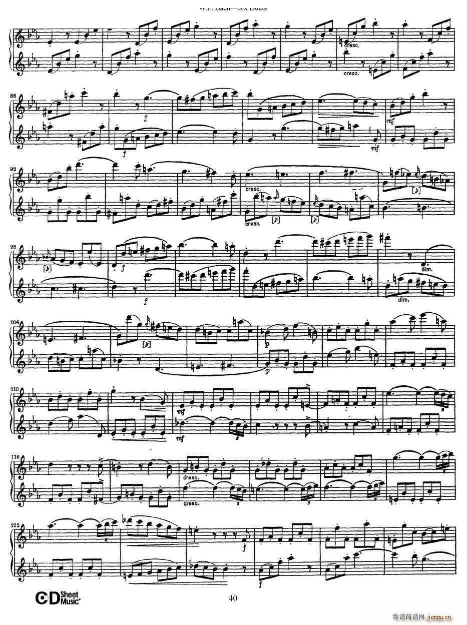 Six Duets 6�׶����� 5(���V)11