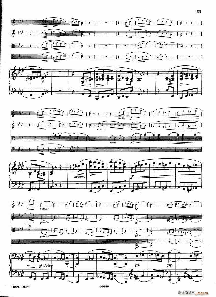 Brahms op 34 Piano Quintet f minor score ��(����V)15