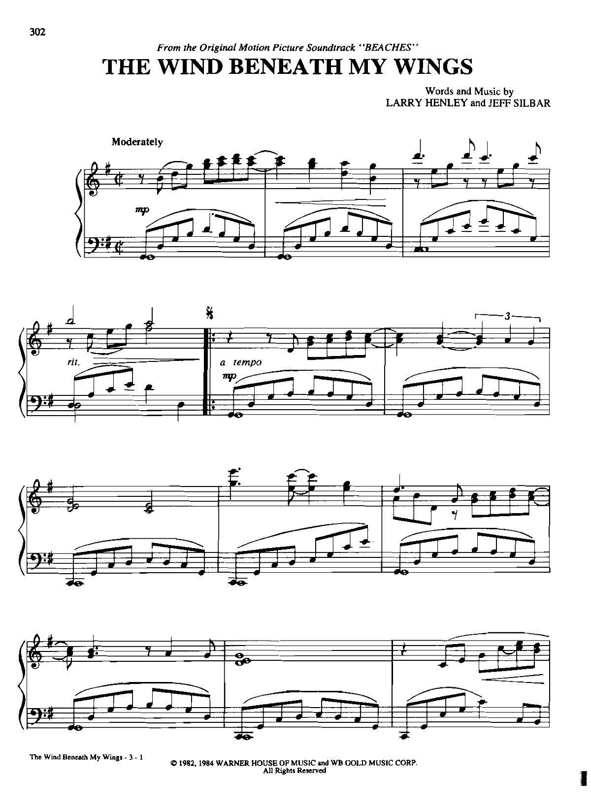 THE WIND BENEATH MY WINGS Dan Coates �������{ ��(����V)1