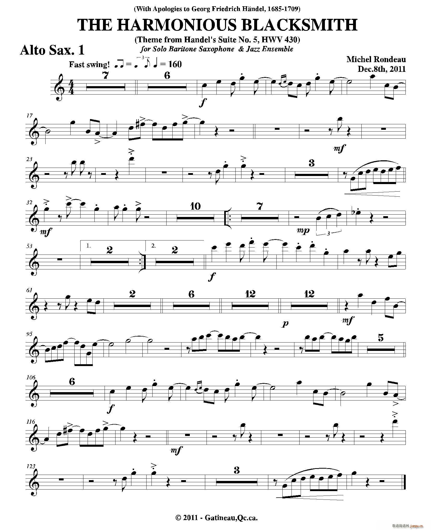 THE HARMONIOUS BLACKSMITH ��һ�����_��˹(ʮ�ּ�����)1