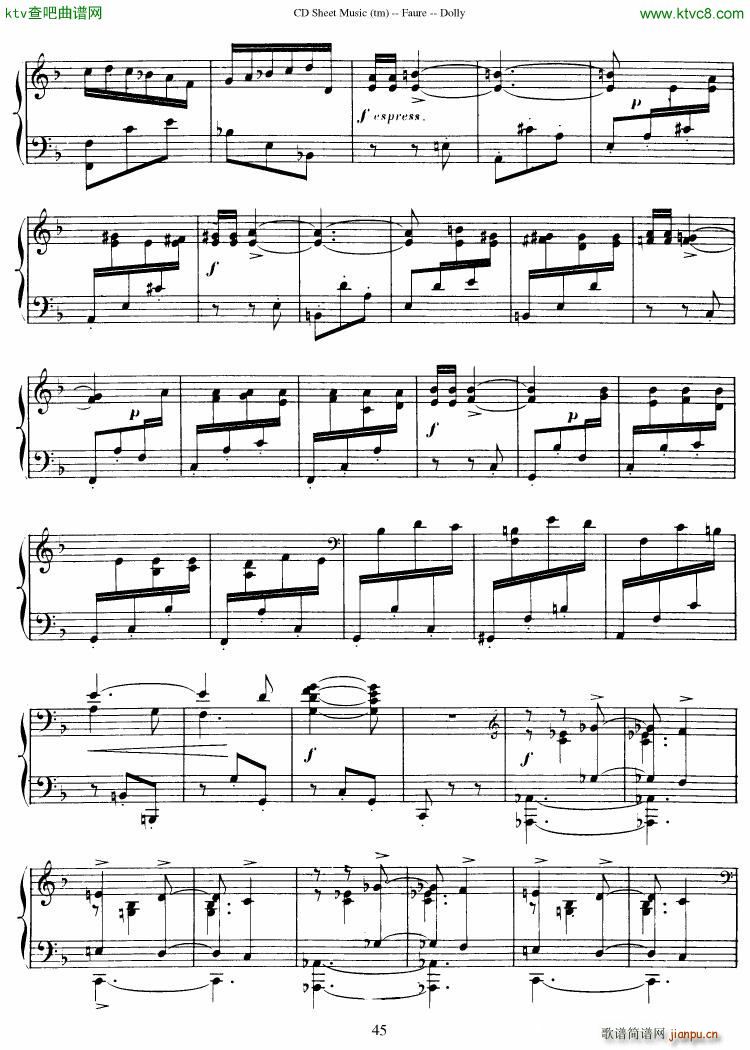 Faur�� op 56 Dolly Suite(����V)46