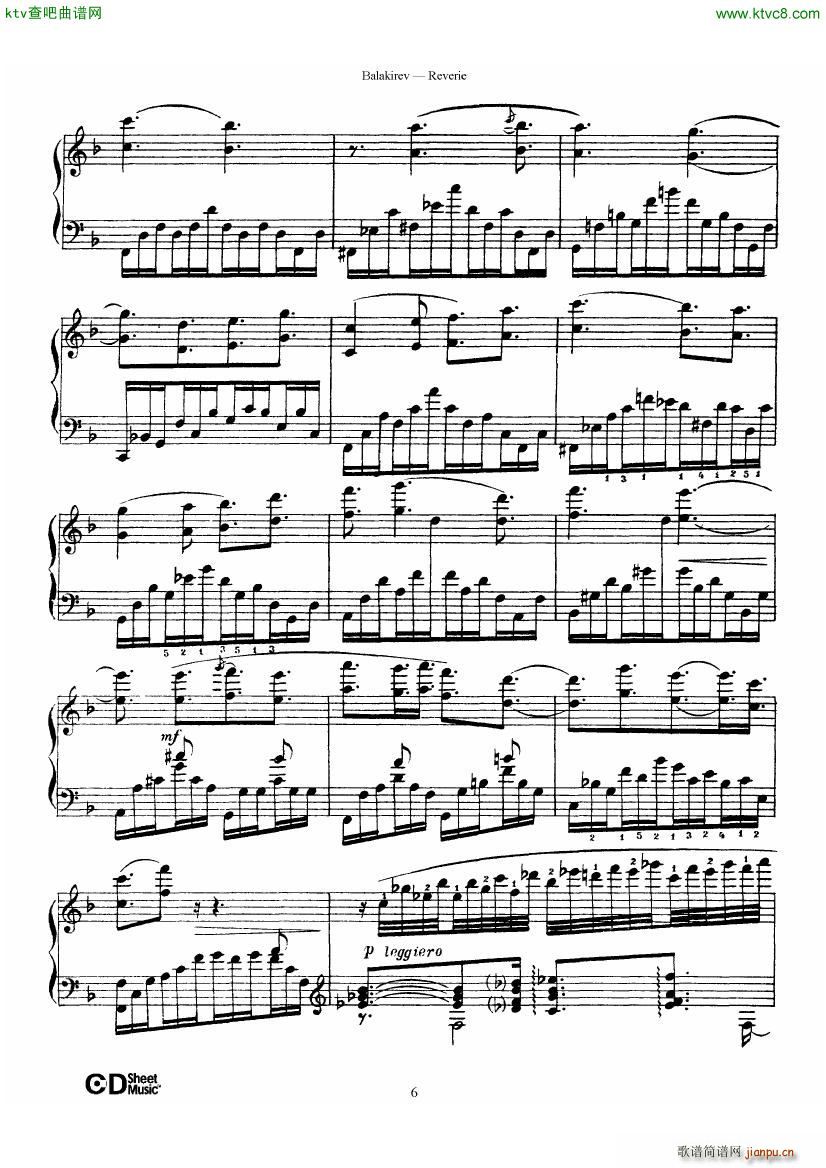 Balakirev Reverie(����V)6