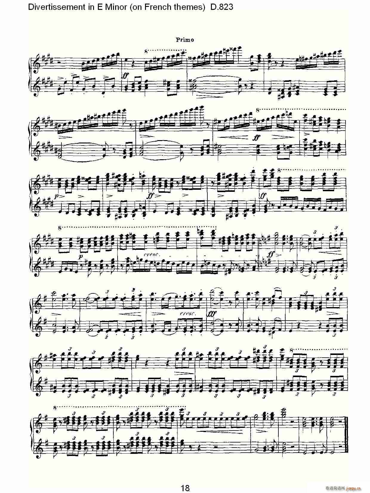 Divertissement in E Minor(ʮ�ּ�����)17