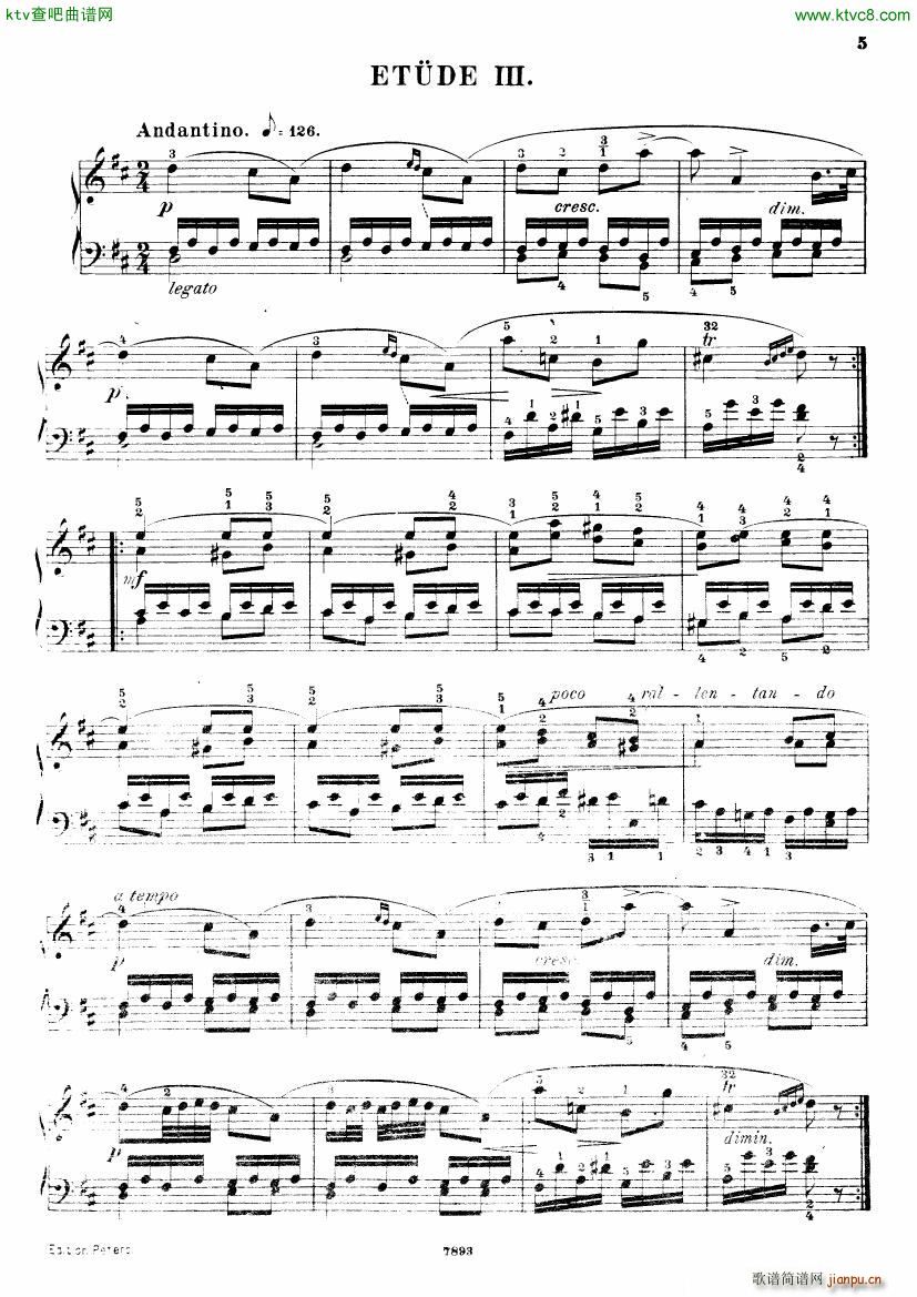 Henri Bertini 1798 1876 25 Easy Etudes Op 100(����V)6