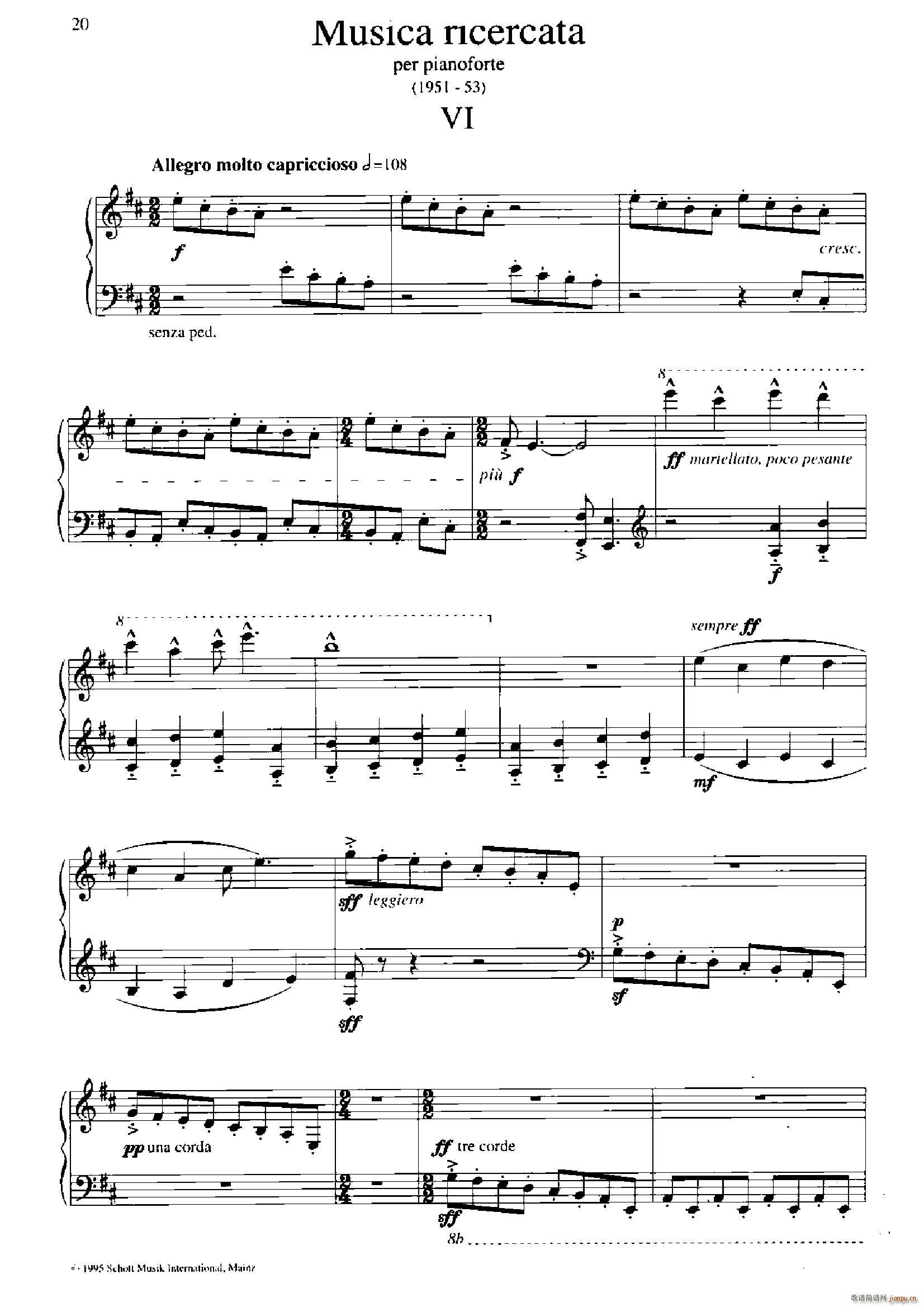 Musica Ricercata ����(l�� )���� 6(����V)1