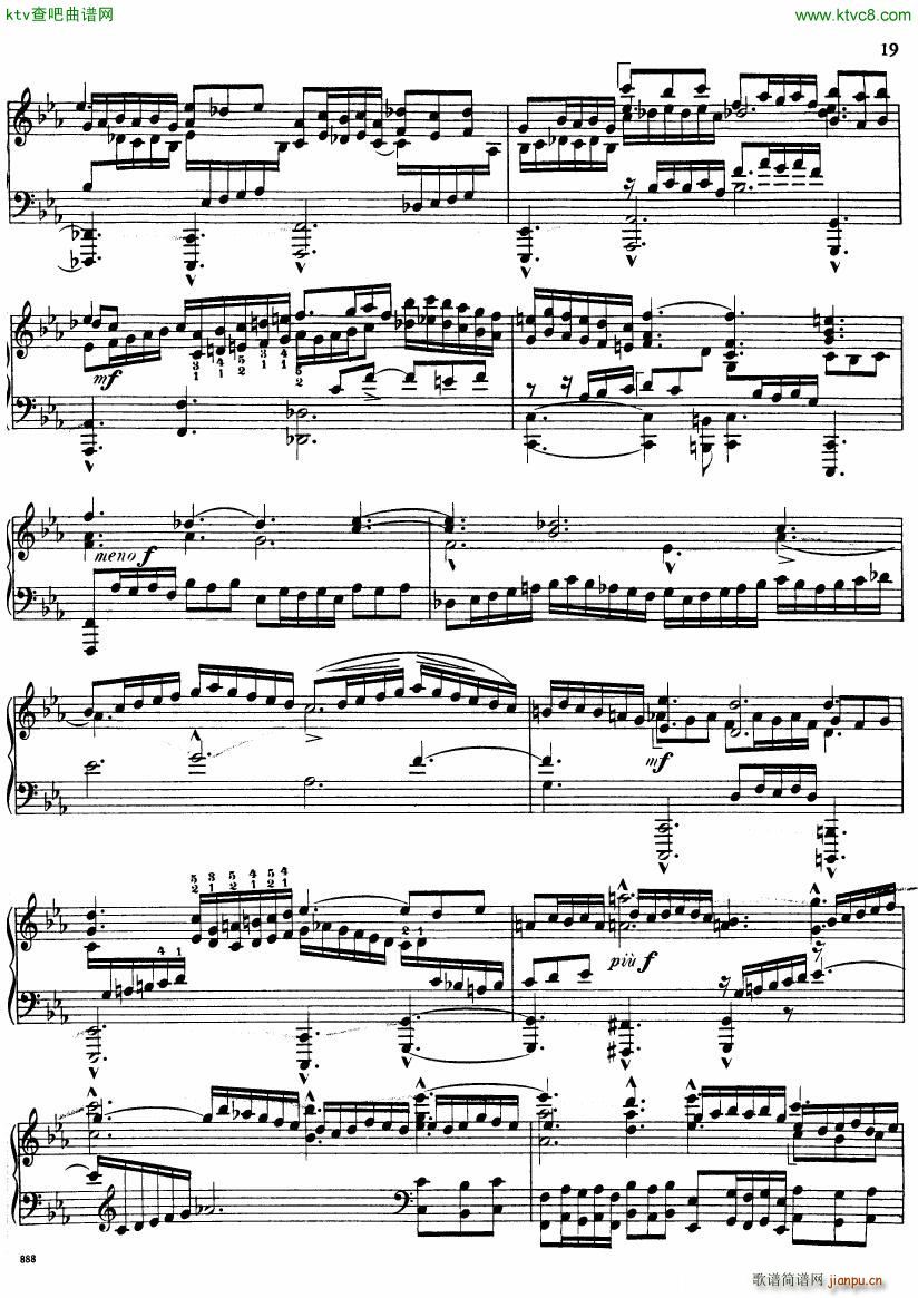 Bach JS BWV 552 Prelude and Fugue in Eb arr Busoni(����V)19
