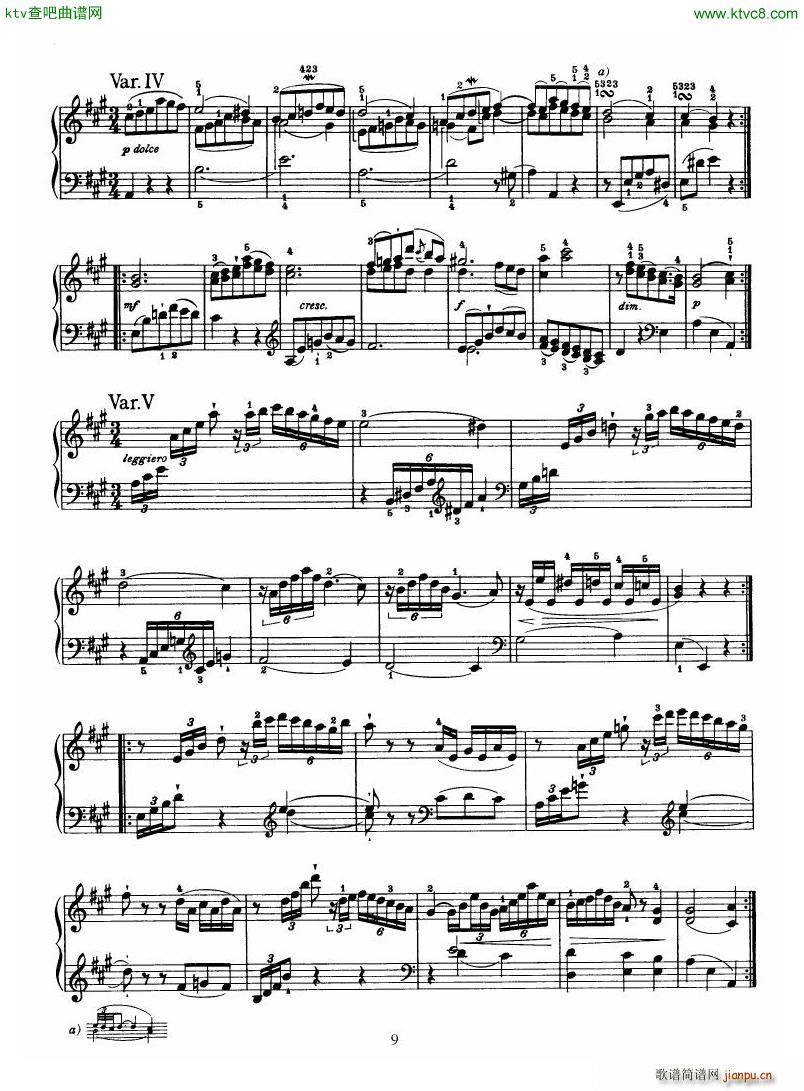Haydn Piano Sonata No 30 In A(����V)9