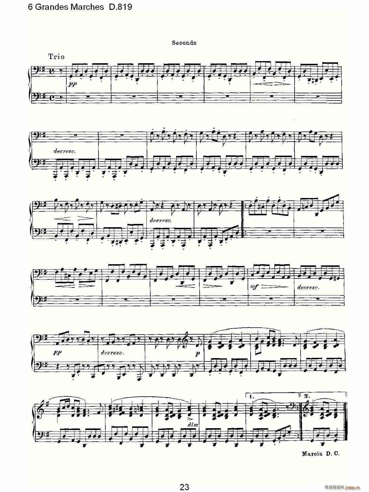 6 Grandes Marches D.819(ʮ�ּ�����)23