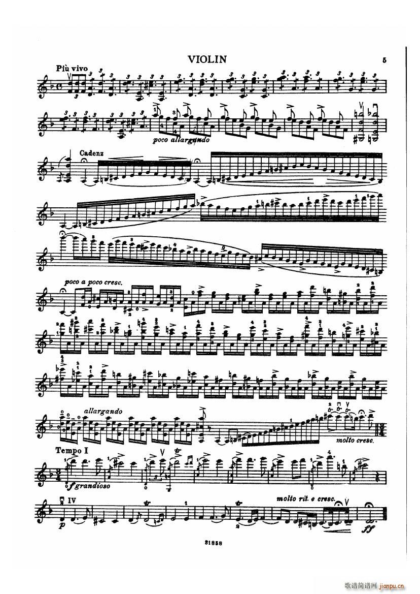 Corelli La folia for Violin(����V)5