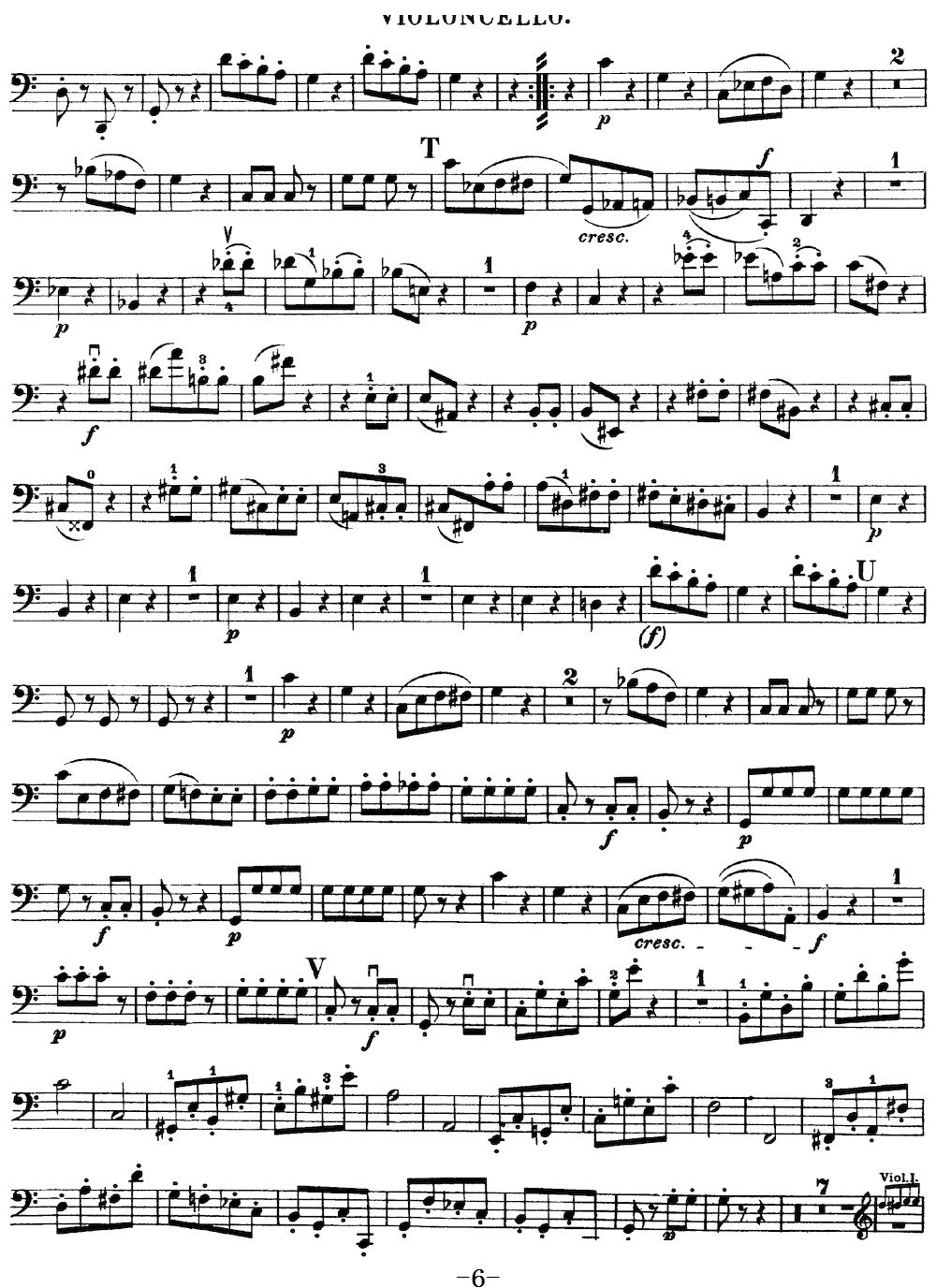 Mozart Quartet No 19 in C Major K 465 Cello(ʮ�ּ�����)6