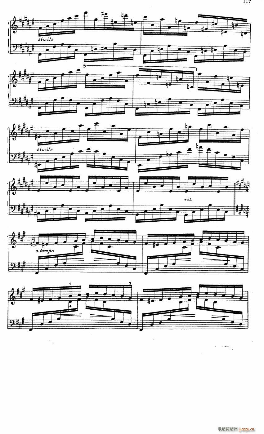 Confrey Concert Etude in F sharp minor 1929(����V)6