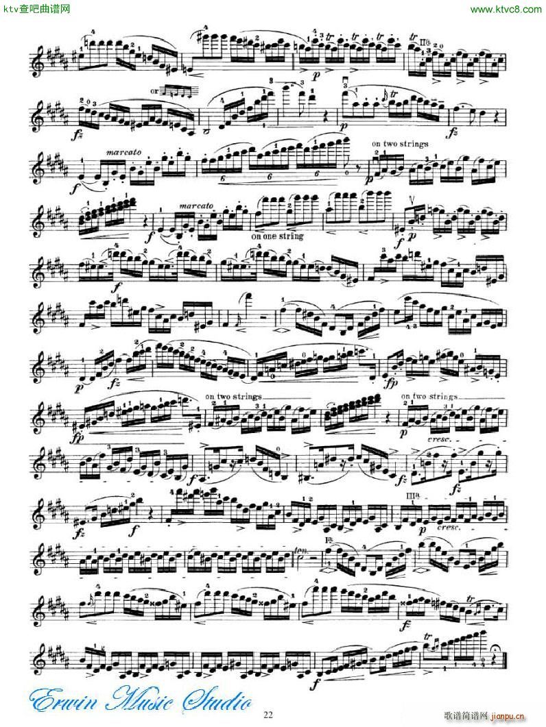 �_�� 24���S����Pierre Rode 24 Caprices 18 34(ʮ�ּ�����)5