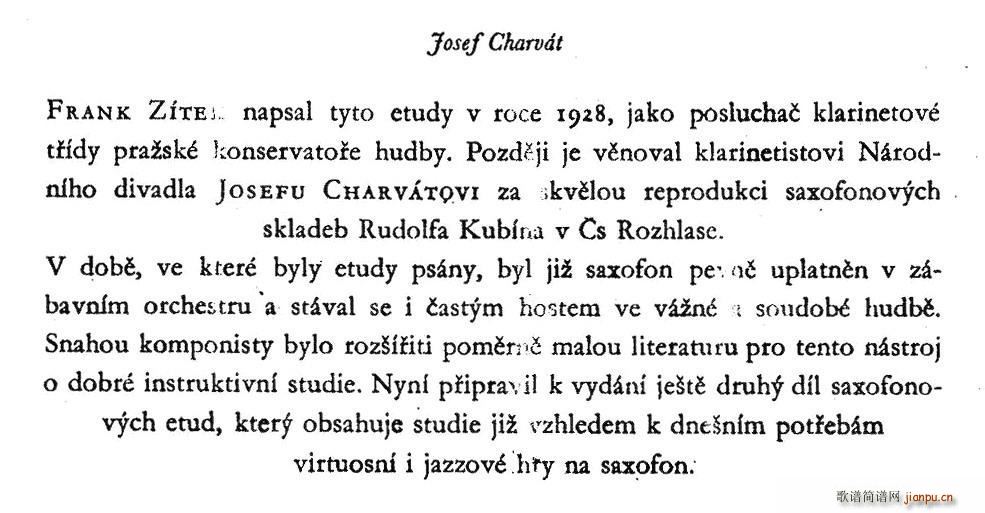 ���ؿ� �_��˹������֮һ ETUDY PRO SAXOPHON FR ZITRK op 3(ʮ�ּ�����)1