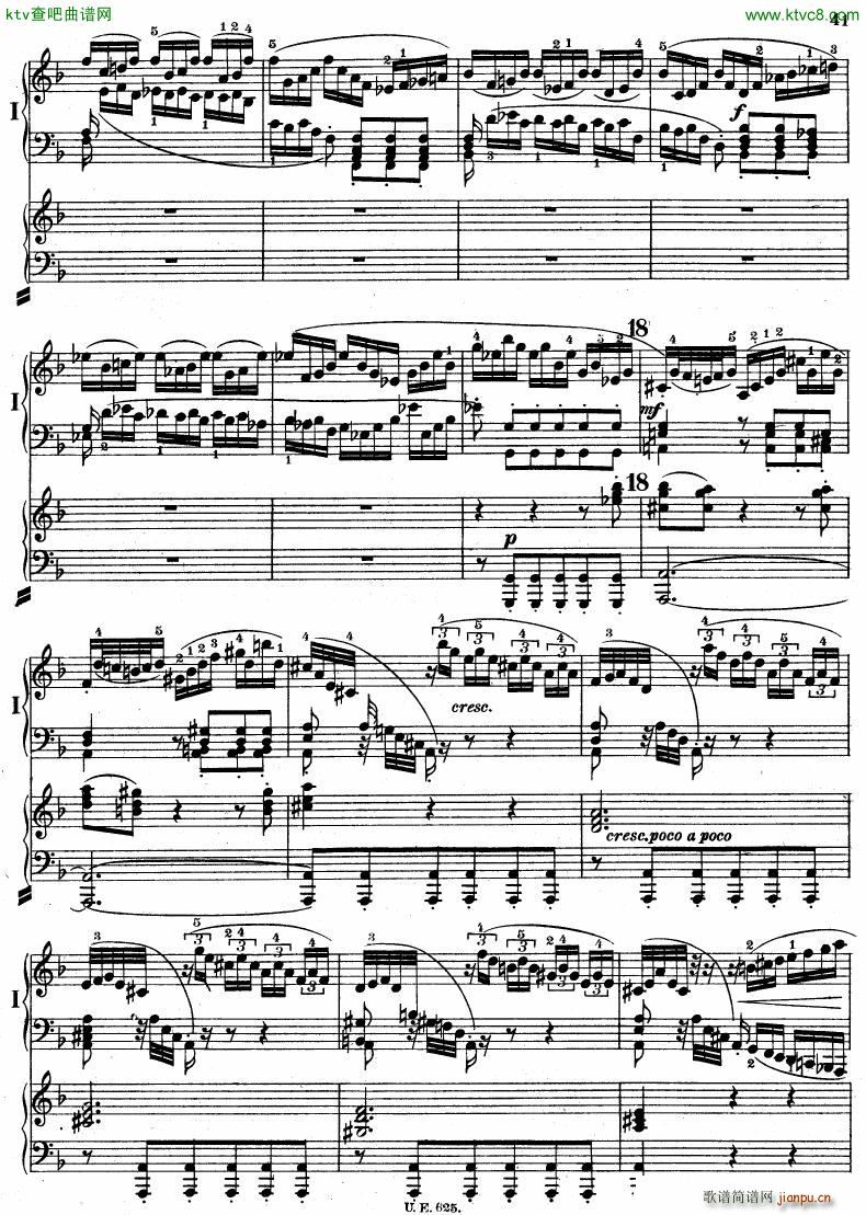 Bach JS BWV 1052 Keyboard Concerto in d ed R ntgen(����V)42