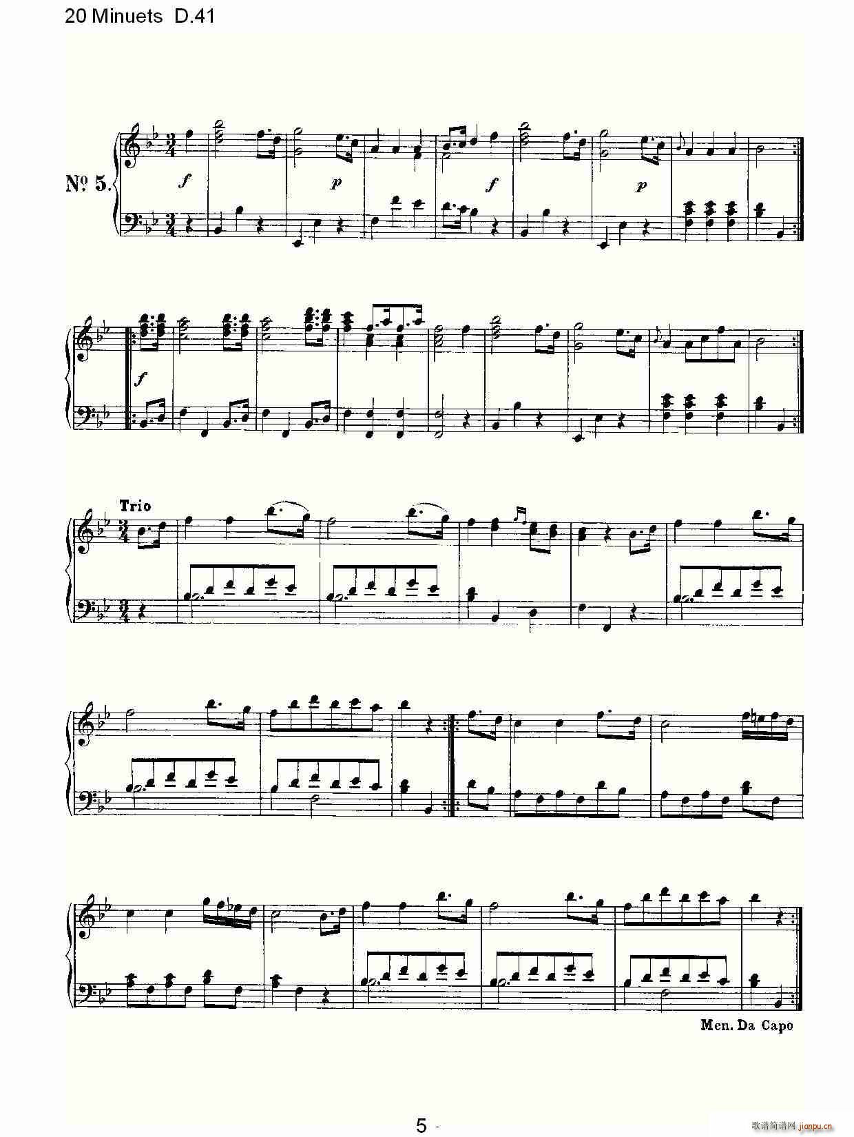 20 Minuets D.41(ʮ�ּ�����)5