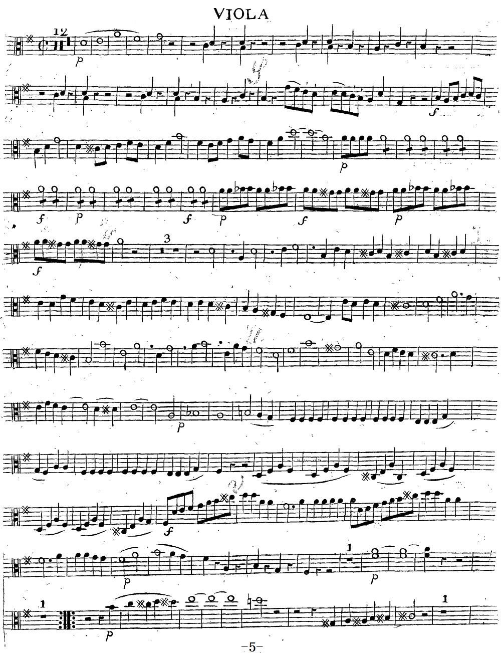 Mozart Quartet No 14 in G Major K 387 Viola(ʮ�ּ�����)5